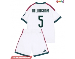Lacne Dětský Futbalové dres Real Madrid Jude Bellingham #5 2026-27 Krátky Rukáv - Domáci (+ trenírky)